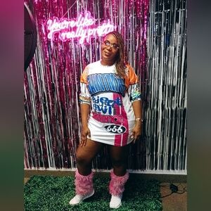 Pink Furry Leg Warmers